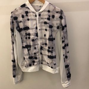 lululemon athletica Black and White Patterned Jacket
